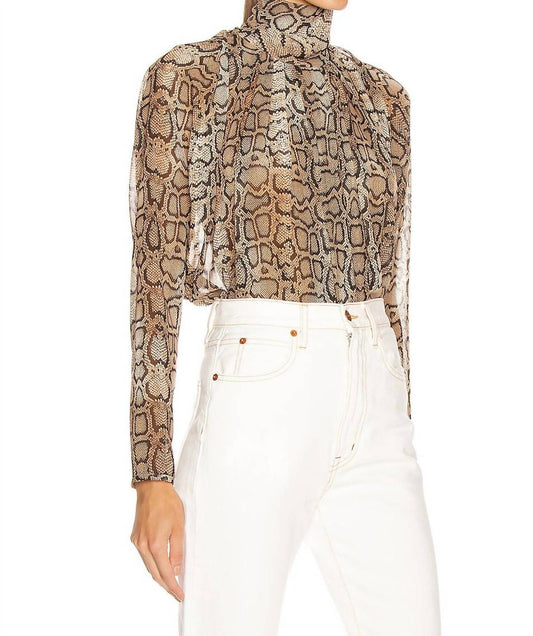 Smythe - Turtleneck Drape Blouse