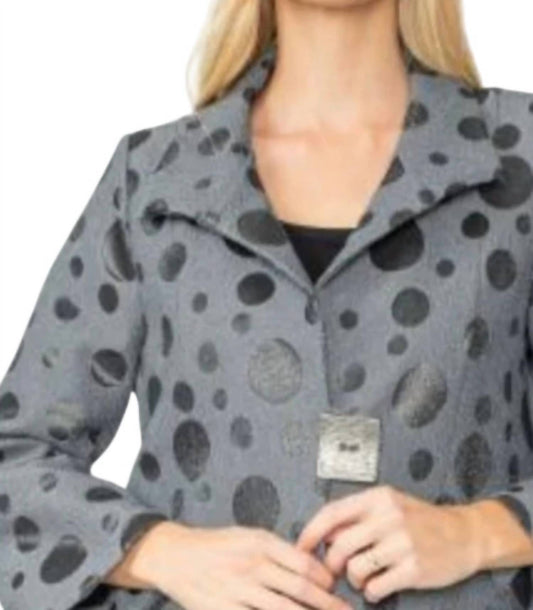 Ic Collection - 1 Button Jacket With Side Pocket