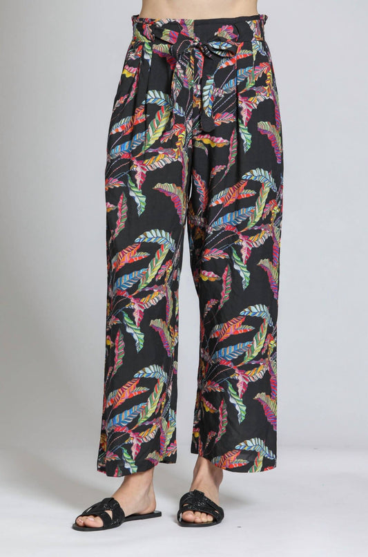 Apny - Crop Wide Leg Pants