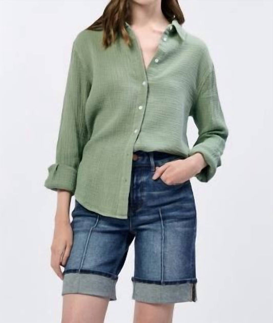 Dear John Denim - Gaia Poplin Button Up Shirt