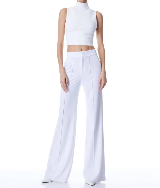 Alice + Olivia - Dylan High-waist Wide-leg Trousers