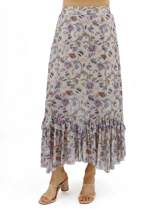 Grace And Lace - Mesh Floral Maxi Skirt