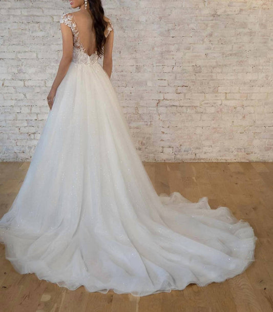 Stella York - Sparkling Lace Princess Ballgown Wedding Dress