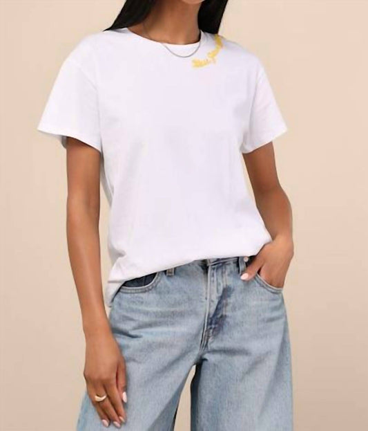 Chaser - Blue Jean Baby Embroidered Tee