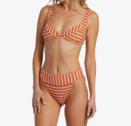 Billabong - Tides Terry Aruba Mid-waist Bikini Bottoms