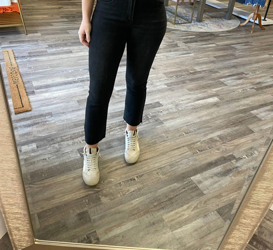 Risen - Mid-rise Straight Cropped Jeans