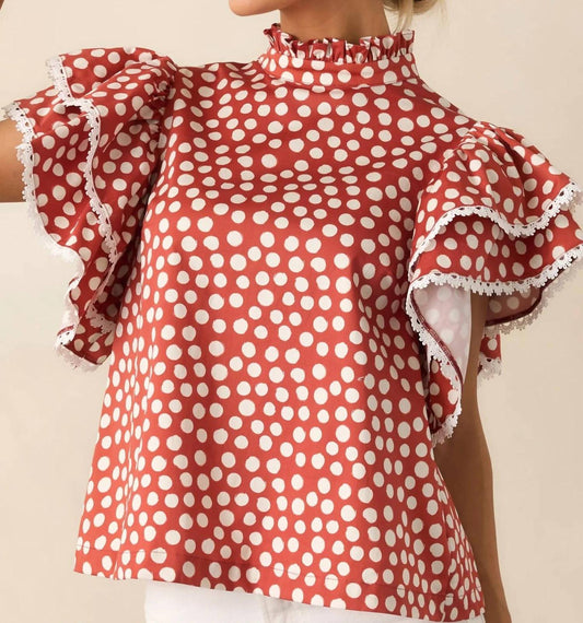 Prosperina - Blair Ruffle Top