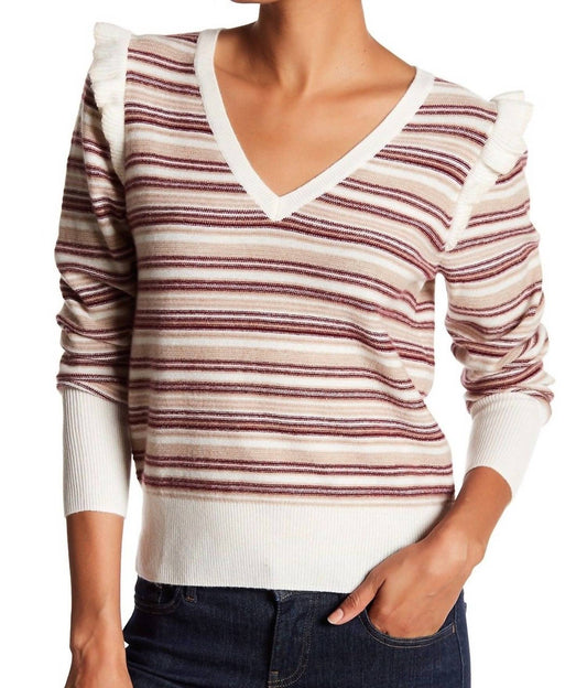 Joie - Porcelain Striped Wool Sweater