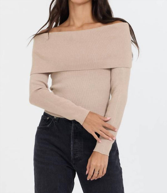 Vintage Havana - Off Shoulder Sweater