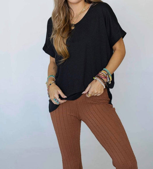 Three Bird Nest - Classic V-neck Top