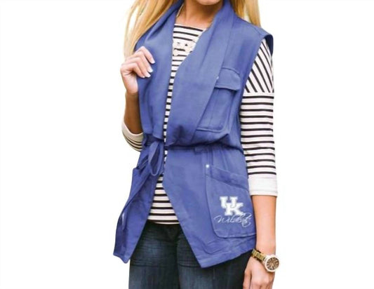 Gameday Couture - University of Kentucky Logo Drawstring Vest