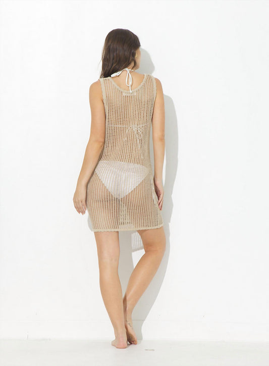 Ocean Drive - Hazelwood Crochet With Lurex Coverup Mini Dress