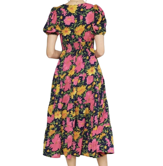 Entro - Floral Print Maxi Dress