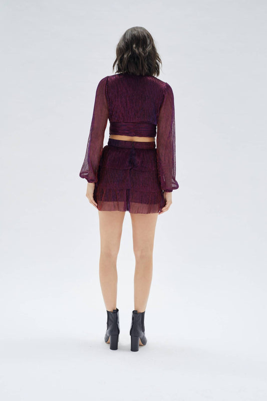 Ines Tiered Mini Skirt