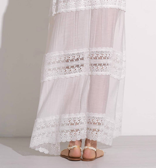 Elan - Wymara Crochet Maxi Skirt