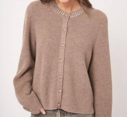 Repeat Cashmere - Boxy Fit Rib Knit Cardigan