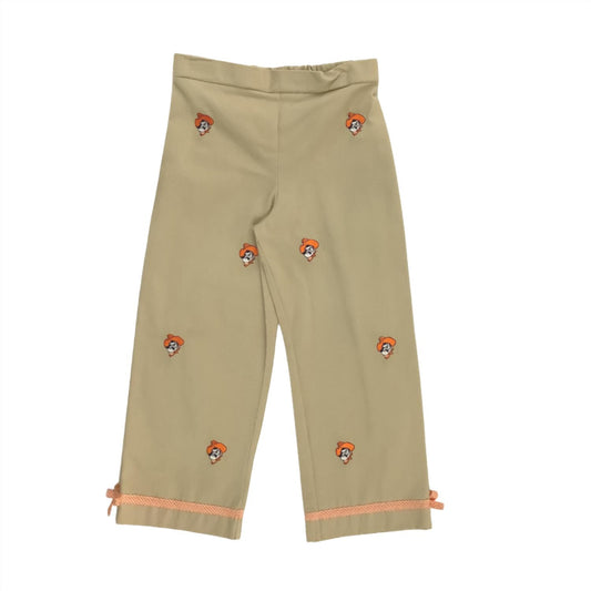 Vive La Fete - Girl's Oklahoma State University Collegiate Hand Embroidered Pants