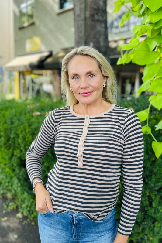 Mododoc - Long Sleeve Slim Henley Top