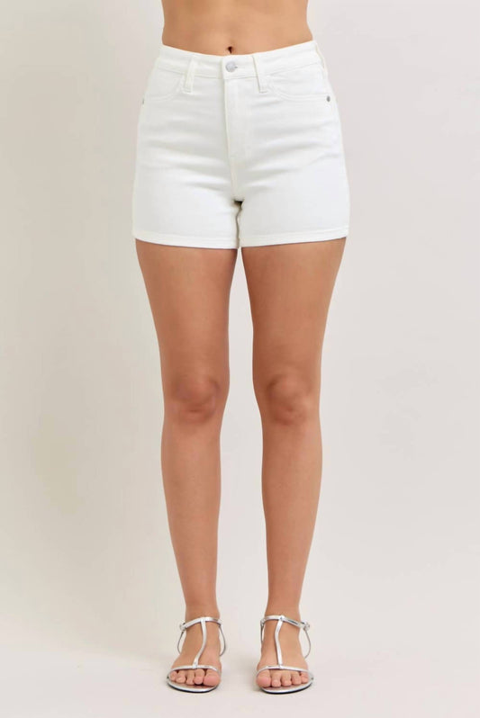 Judy Blue - High Waisted Slim Shorts
