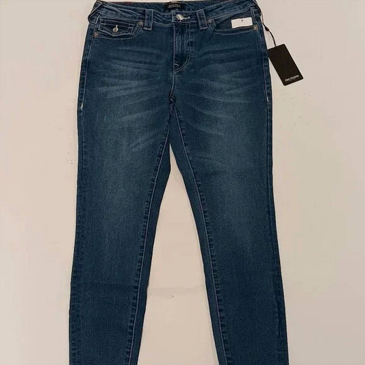 True Religion - Men's Jeannie Curvy Mid-rise Flap Super Skinny