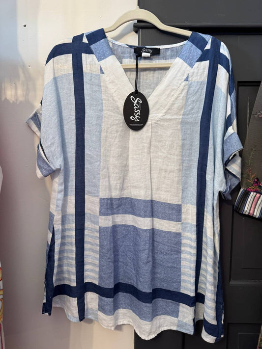 Eversassy - Women's Stripped Pullover Top