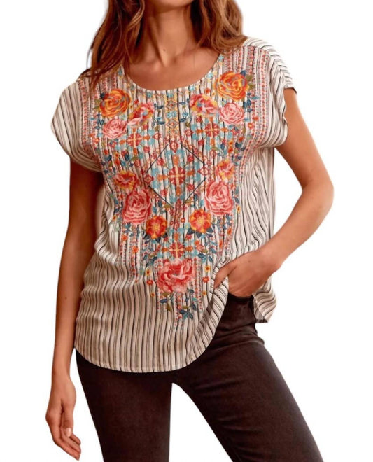 Andree By Unit - Hang On To You Embroidered Top