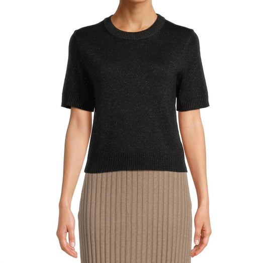 Lilla P - Short Sleeve Sparkle Sweater