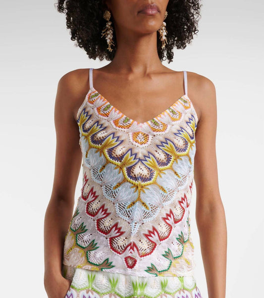 Missoni - Embroidered Tank Top