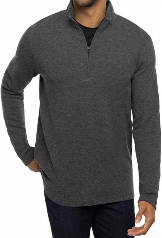 Travismathew - Cloud Waffle Quarter Zip Golf Pullover