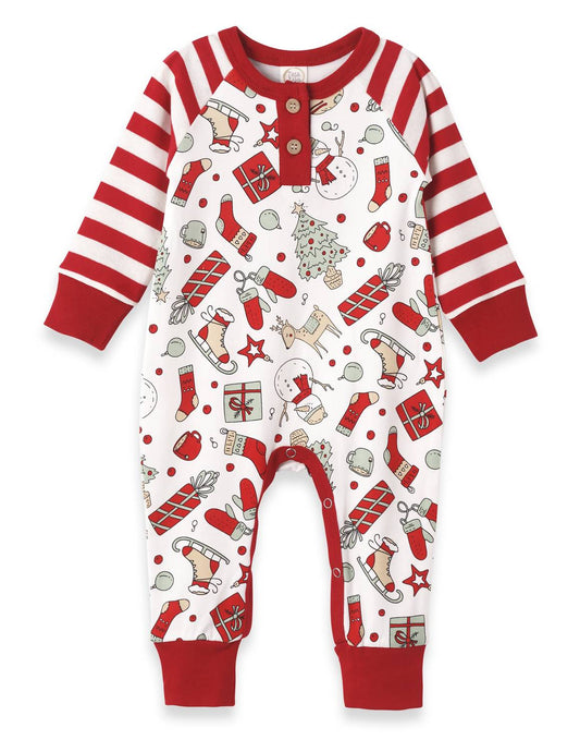 Tesa Babe - Kids Long Sleeve Henley Romper