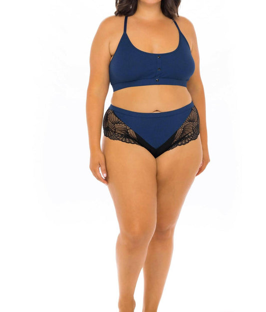 Oh La La Cheri - Claribel Bralette & Boyshort Set - Plus