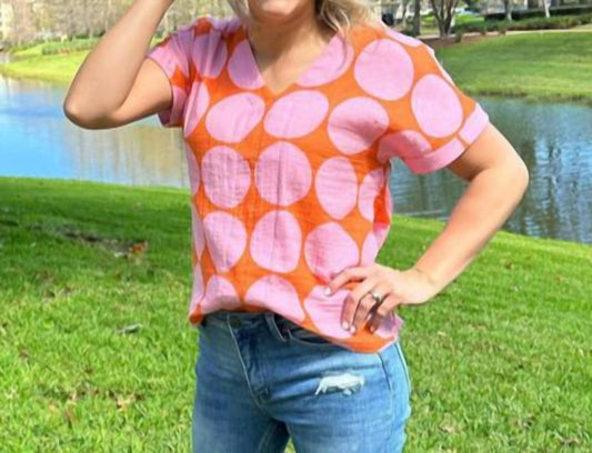 Michelle Mcdowell - Dot Party Harper Top