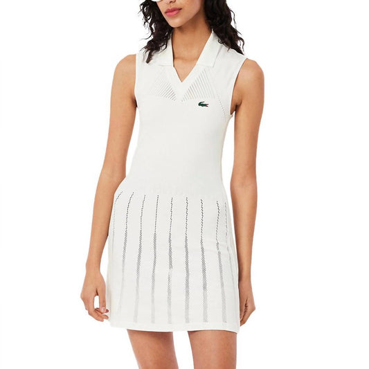 Lacoste - Breathable Stretch Tennis Dress With Shorts