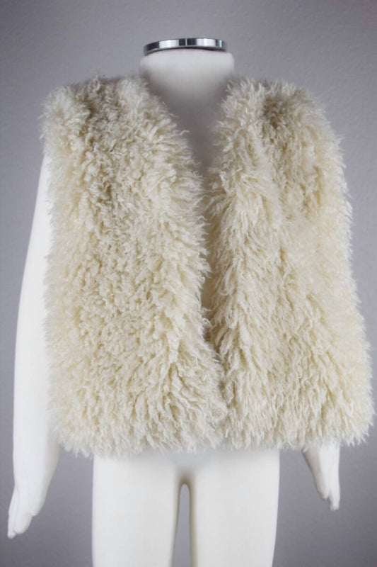 Ml Fashions - Girl's Furry Vest