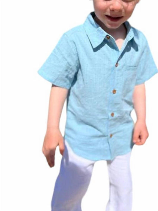 Me & Henry - Boy's Newport Short Sleeve Shirt