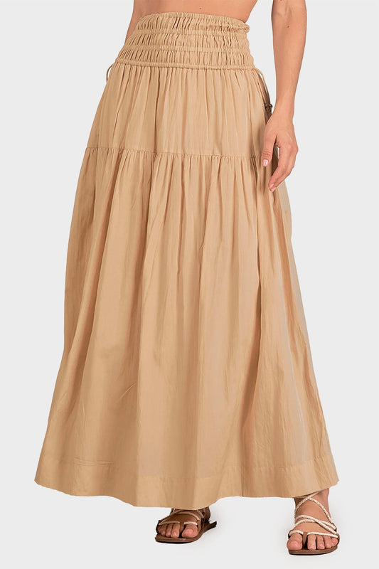 Elan - Women's Tiered Maxi Skirt