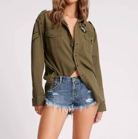 One Teaspoon - Dukes Low Waist Denim Shorts