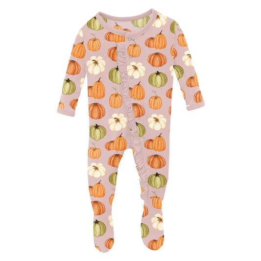Kickee - Kids' Lafayette Ruffle Footie