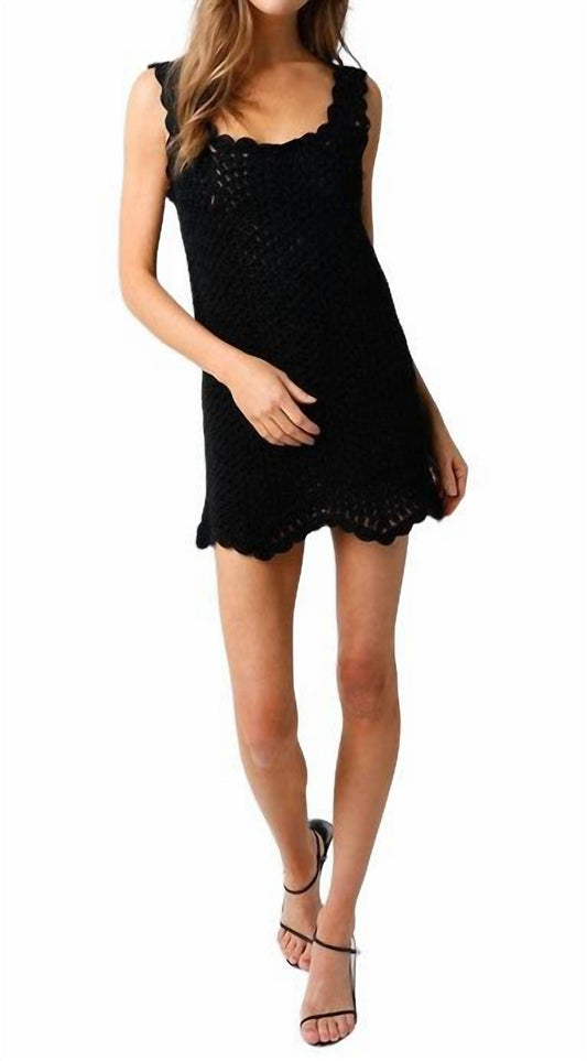 Olivaceous - Isle Crochet Mini Dress