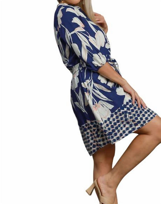 Umgee - Floral Belted Dress