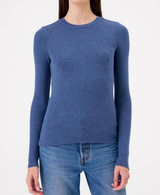 Goldie - Button Sleeve Crewneck Top