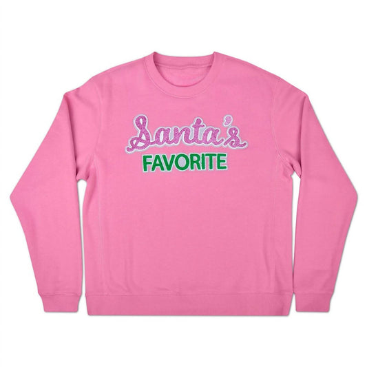 Iscream - Girl's Santa's Favorite Sweatshirt