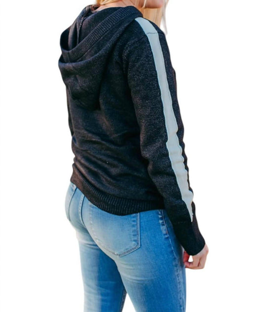 Mystree - Stripe Sweater Hoodie