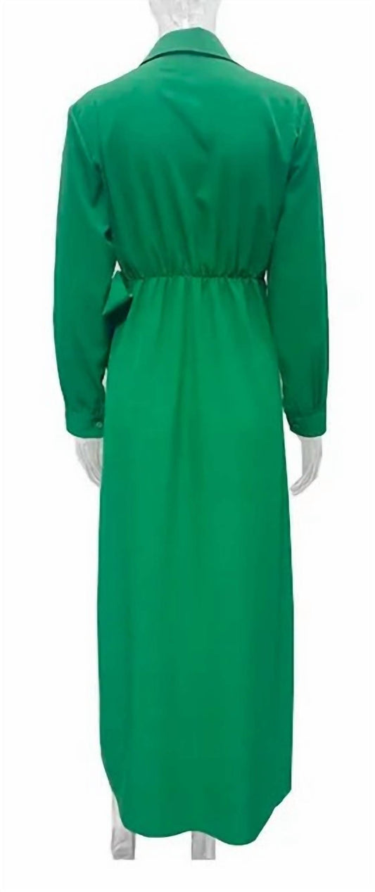 Mapcie - Women's Overlap Midi Dress