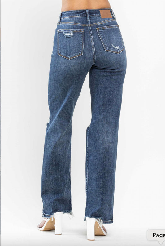 Judy Blue - Women's Knee Destroy Leg Jeans