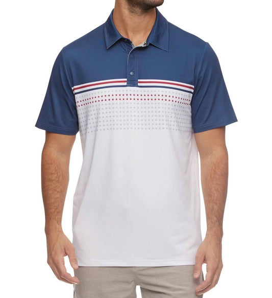 Flags & Anthem - Banner Stars Stripes Performance Polo