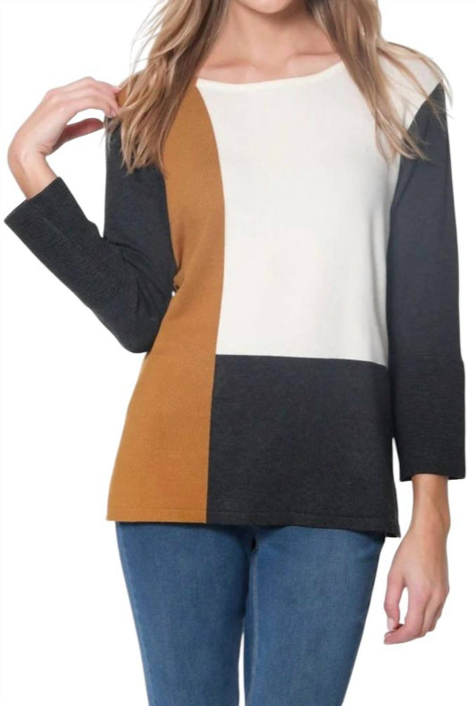 Multiples - Block Sleeves Sweater
