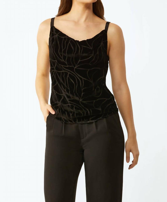 Ecru - Knightley Velvet Burnout Camisole