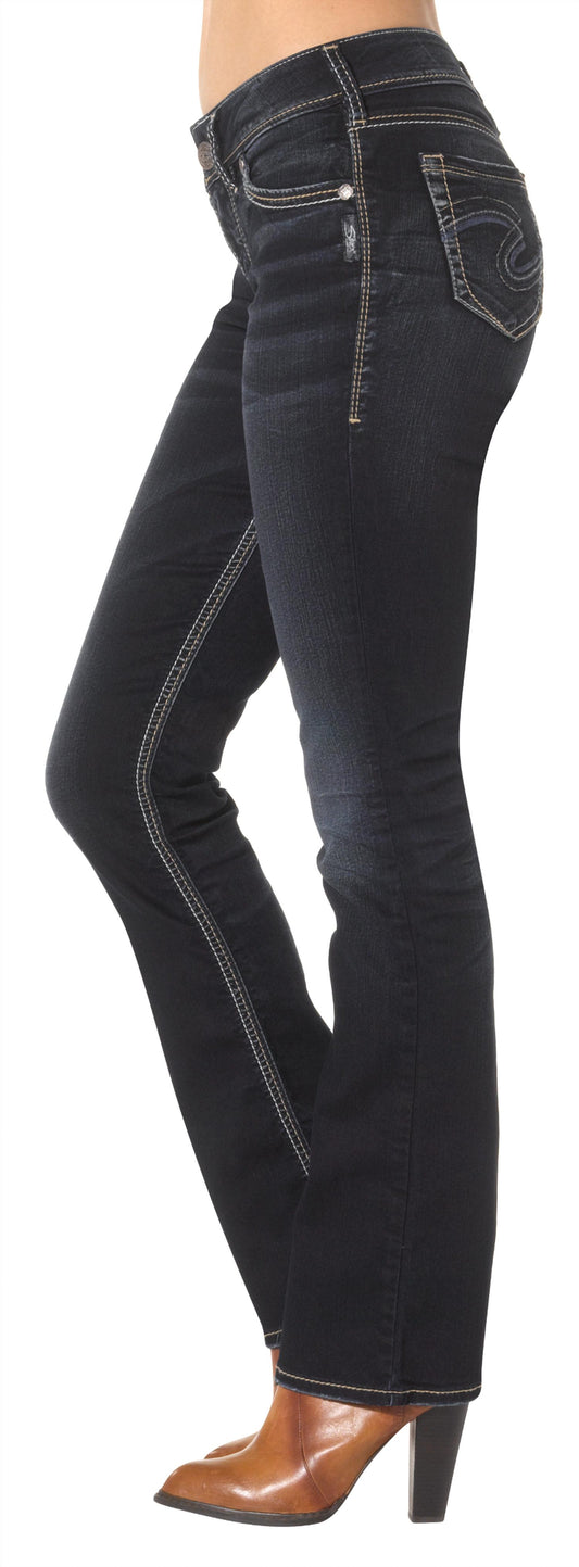 Silver Jeans Co - Women's Suki Mid Slim Boot Jeans