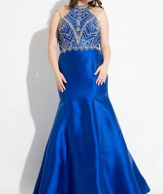 Rachel Allan - Rhinestones Mikado Mermaid Gown